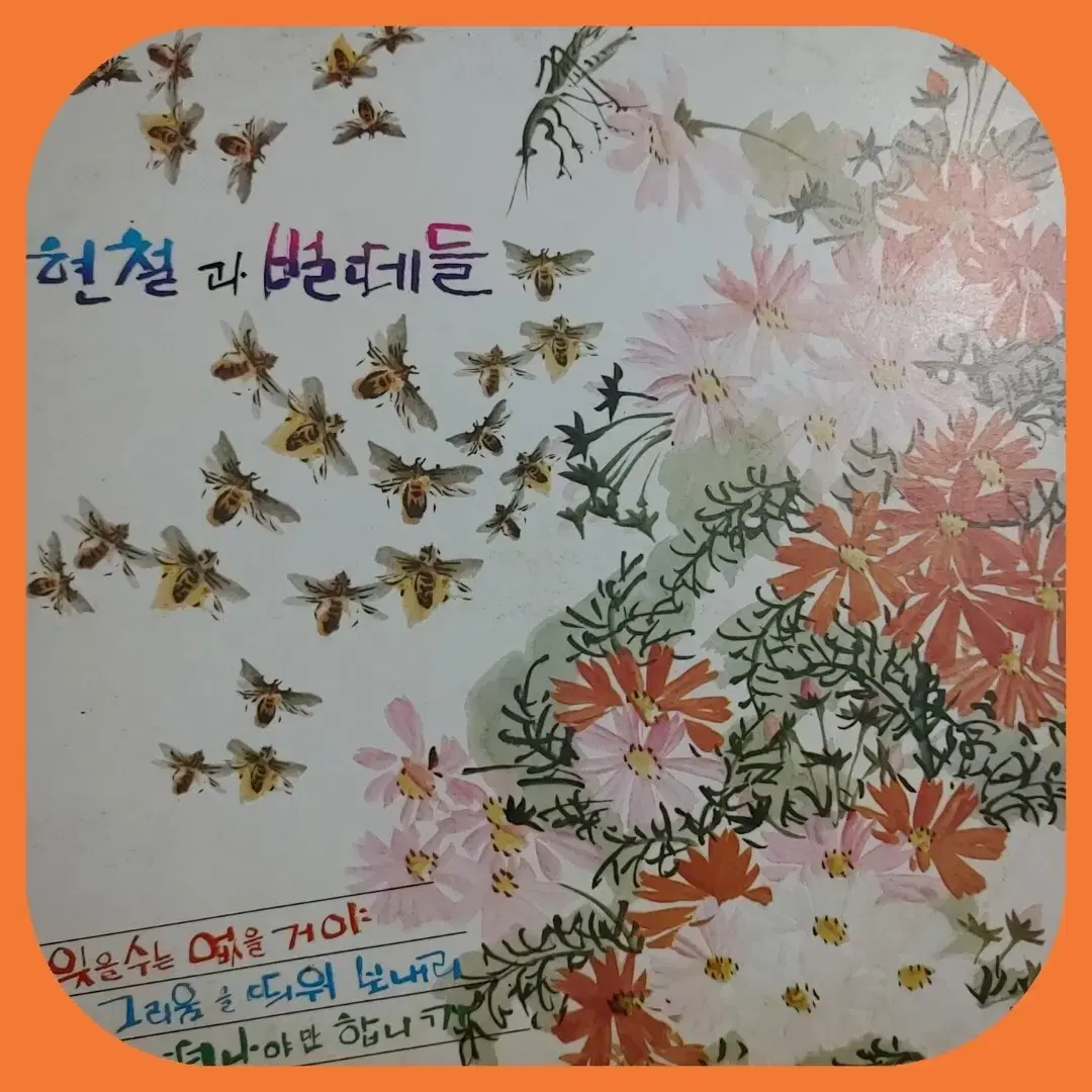 현철과 벌떼들 LP EX+/NM 희귀반